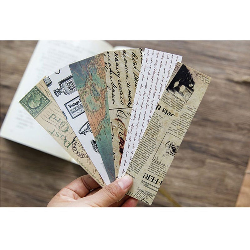 YOSCO Vintage Style Bookmarks for Women Men, 30PCS (Retro Collection) - Image 5